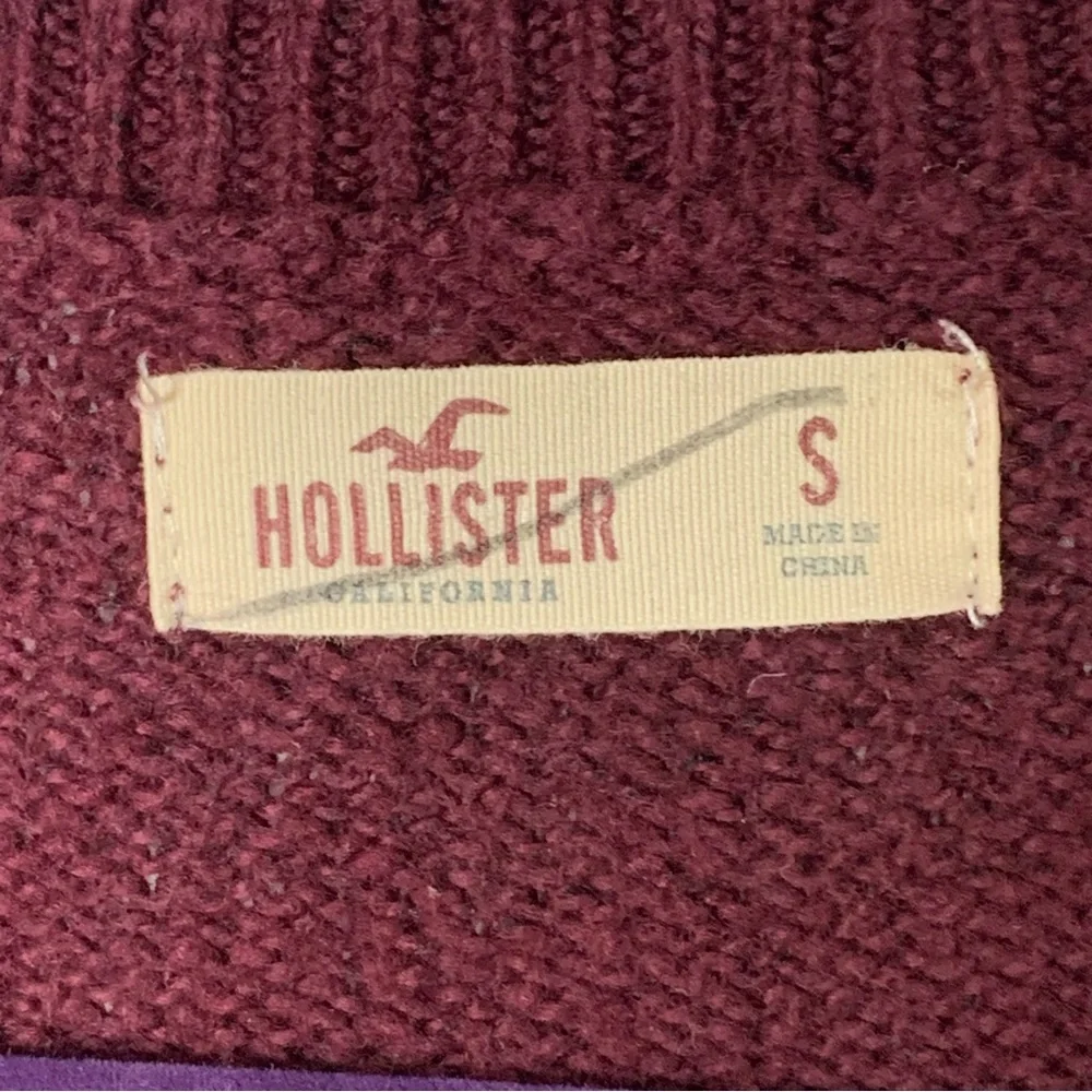 Hollister Native Bear Design V-neck Sweater